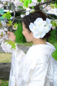 桜前撮りは和婚ネット大阪