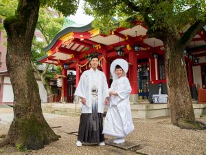 家族での和装結婚式大阪