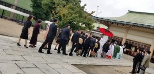 和装結婚式花嫁行列