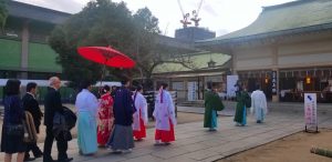 生國魂神社の結婚式