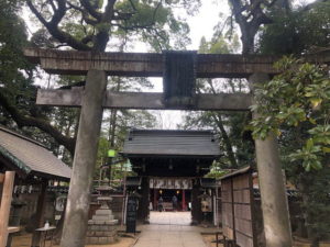 赤坂氷川神社　鳥居