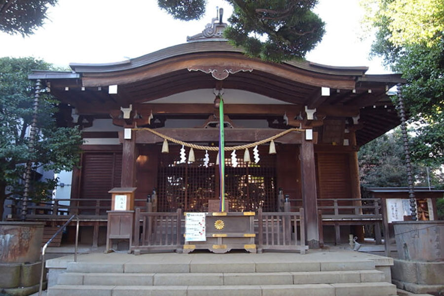 鳩森八幡神社 拝殿