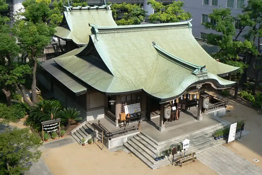 坐摩神社 全体