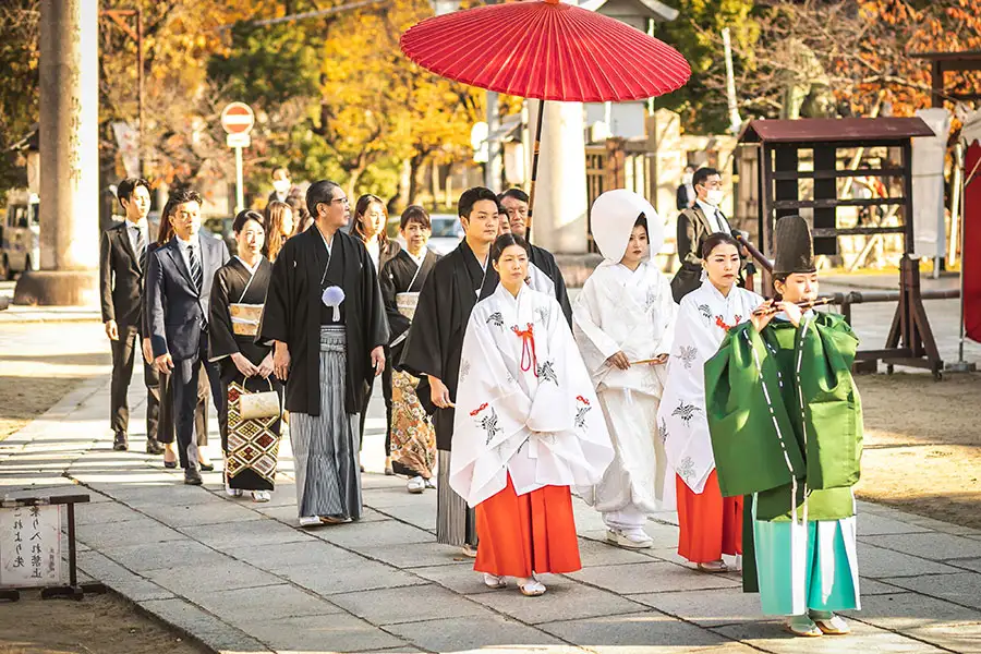 生國魂神社 参進