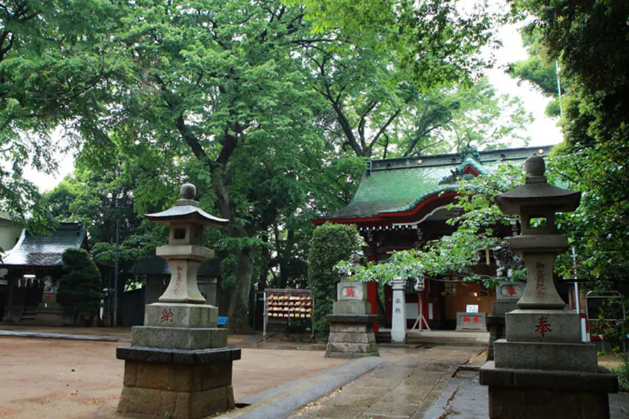 駒繋神社 拝殿