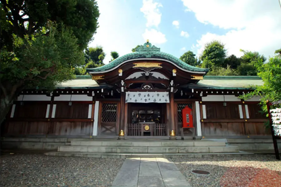 白金氷川神社 拝殿