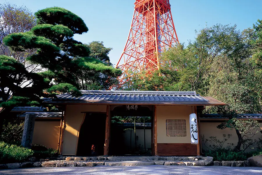 東京 芝 とうふ屋うかい 正面