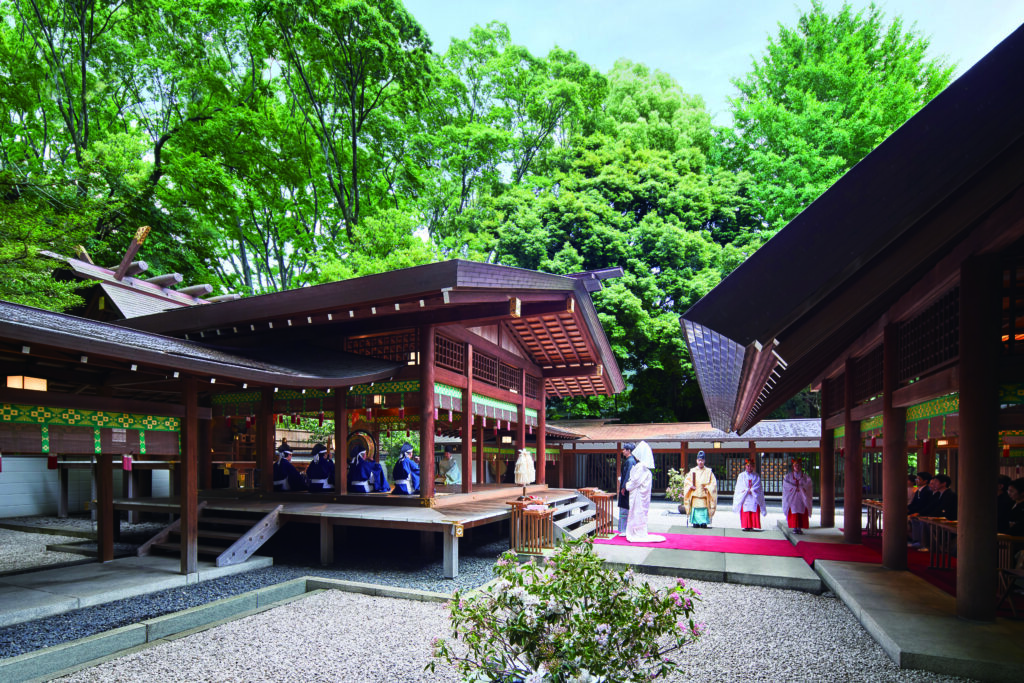 乃木神社と東京芝とうふ屋うかいの結婚式