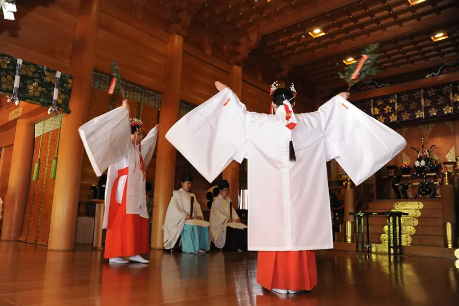 湯島天神_巫女舞