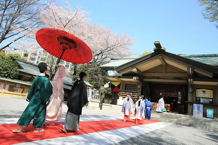 東郷神社 参進